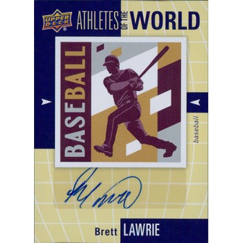 Brett Lawrie Signed 2011 Upper Deck World of Sports Athletes Card #AW-BL