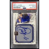 Brett Lawrie Signed 2014 Topps Museum Collection Relic Card #MMJR-BL PSA Authen