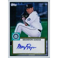 Brandon League Seattle Mariner Signed 2011 Topps Lineage Card #52A-BL