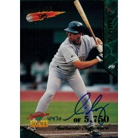 Luis Lopez Signed 1995 Signature Rookies Baseball Card #34 /5750