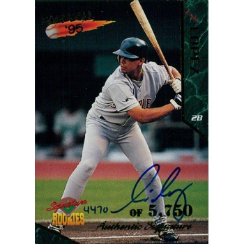 Luis Lopez Signed 1995 Signature Rookies Baseball Card #34 /5750