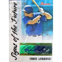 Chris Lubanski Signed 2007 Bowman Signs of the Future Card #SOF-CL