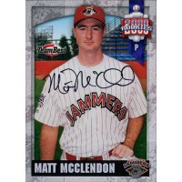 Matt McClendon Jamestown Jammers Signed 2000 Team Best Autograph Card #NNO