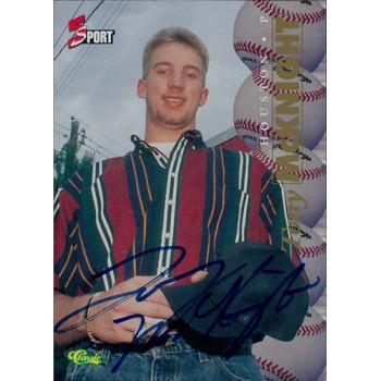 Tony McKnight Signed 1995 Classic Five Sport Autographs Card #119