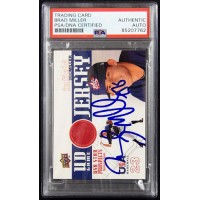 Brad Miller Signed 2009 Upper Deck USA Baseball Relic Card #GJU-33 PSA Authentic