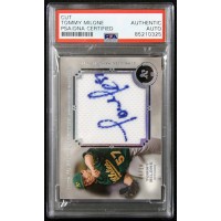 Tommy Milone Signed 2013 Topps Museum Collection Relic Card #MMJR-TM PSA Authen