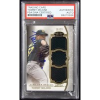 Tommy Milone Signed 2013 Topps Tier One Relic Card #TOTR-TM PSA Authenticated