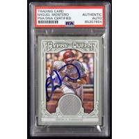 Miguel Montero Signed 2013 Topps Gypsy Queen Relic Card #GQR-MM PSA Authentic
