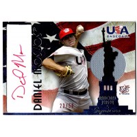 Daniel Moskos Signed 2007 USA Baseball National Jersey Signature Red /50 #AJ-9