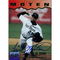 Scott Moten Signed 1995 Signature Rookies Preview Edition Card #24 /6000