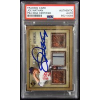 Joe Nathan Signed 2006 Upper Deck Artifacts Apparel Relic Card #MLB-JN PSA Auth