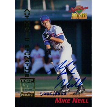 Mike Neill Signed 1994 Signature Rookies Baseball Card #20 /8650