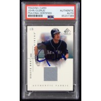 John Olerud Signed 2001 Upper Deck SP Collection Relic Card #JO PSA Authentic