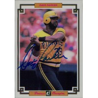 Dave Parker Pirates Signed 1984 Donruss 3.5x5 Oversize Card #57 JSA Authentic