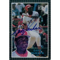 Dave Parker Reds Signed 1985 Donruss 3.5x5 Oversize Card #35 JSA Authenticated