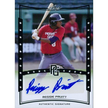 Reggie Pruitt Signed 2014 Leaf Perfect Game Baseball Card #A-RP1