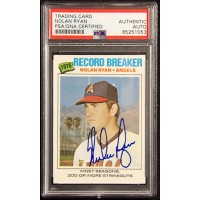 Nolan Ryan California Angels Signed 1977 Topps Card #234 PSA Authenticated