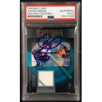 Justin Smoak Signed 2013 Topps Chasing The Dream Relic Card #CDR-JSM PSA Authen