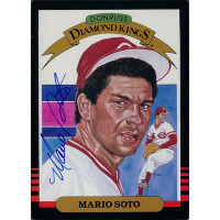 Mario Soto Cincinnati Reds Signed 1985 Donruss DK Jumbo Card #19 JSA Authentic Mario Soto Cincinnati Reds Signed 1985 Donruss DK Jumbo Card #19 JSA Authentic