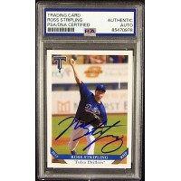 Ross Stripling Tulsa Drillers Signed 2015 Grandstand Card #21 PSA Authentic