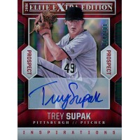 Trey Supak Signed 2014 Panini Elite Extra Edition Baseball Card /100 #94