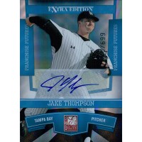 Jake Thompson Signed 2010 Donruss Elite Extra Edition Baseball Card /699 #57