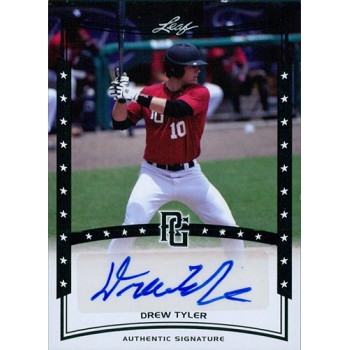 Drew Tyler Signed 2014 Leaf Perfect Game Baseball Card #A-DT1