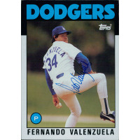 Fernando Valenzuela LA Dodgers Signed 1986 Topps Jumbo Card #58 JSA Authentic Fernando Valenzuela LA Dodgers Signed 1986 Topps Jumbo Card #58 JSA Authentic