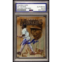 Mo Vaughn Boston Red Sox Signed 1997 Topps Finest Masters Card #202 PSA Authen