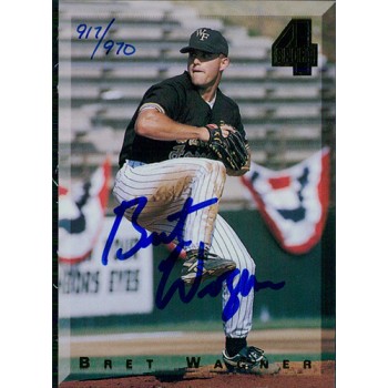 Bret Wagner Signed 1994 Classic Games 4 Sport Baseball Card /970