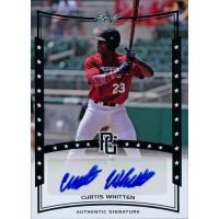 Curtis Whitten Signed 2014 Leaf Perfect Game Baseball Card #A-CW1