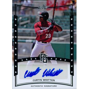 Curtis Whitten Signed 2014 Leaf Perfect Game Baseball Card #A-CW1