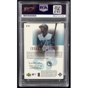 Preston Wilson Signed 2001 Upper Deck SP Collection Relic Card #PW PSA Authentic