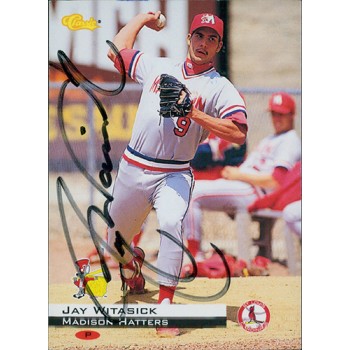 Jay Witasick St Louis Cardinals Signed 1994 Classic Games Card JSA Authenticated