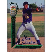 Steve Woodard Signed 1994 Signature Rookies Baseball Card #82 /7750