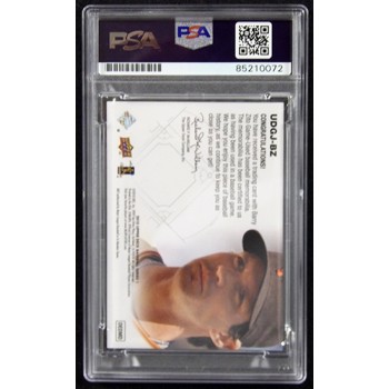 Barry Zito Signed 2010 Upper Deck Game Jersey Card #UDGJ-BZ PSA Authenticated