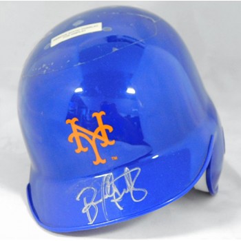 Bernard Gilkey New York Mets Signed Mini Helmet JSA Authenticated