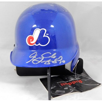 Fernando Seguignol Montreal Expos Signed Mini Helmet JSA Authenticated