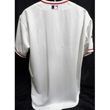 Anaheim Angels Signed 2002 Authentic Jersey JSA Authentic Molina Percival Ortiz