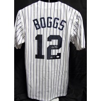 Wade Boggs New York Yankees Signed Custom Jersey JSA Authenticated