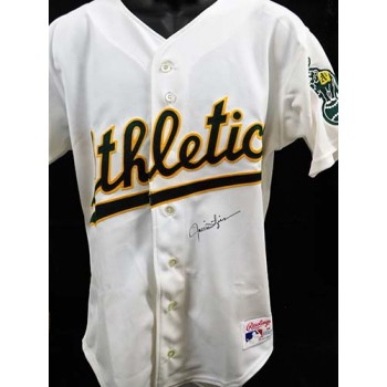 Rollie Fingers Oakland Athletics Signed Authentic Jersey JSA Authenticated
