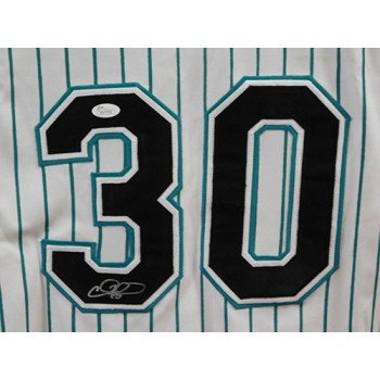 Cliff Floyd Florida Marlins Signed Custom Jersey JSA Authenticated