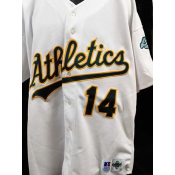 Ben Grieve Oakland Athletics Signed Authentic Jersey JSA Authenticated