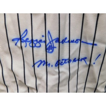 Reggie Jackson New York Yankees Signed Authentic Jersey Jackson Authenticated