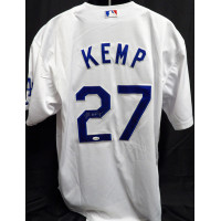 Matt Kemp Los Angeles Dodgers Signed Majestic Authentic Jersey JSA Authenticated