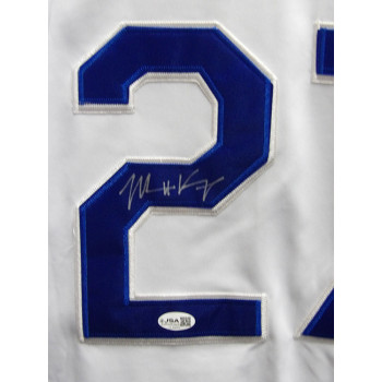 Matt Kemp Los Angeles Dodgers Signed Majestic Authentic Jersey JSA Authenticated