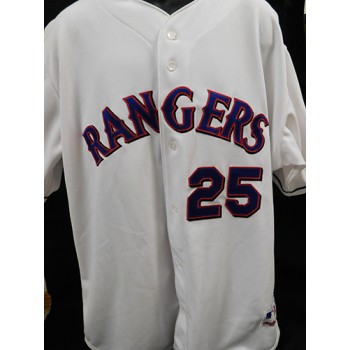 Rafael Palmeiro Texas Rangers Signed Authentic Jersey JSA Authenticated