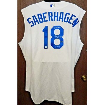 Brett Saberhagen Signed Kansas City Royals Authentic Jersey MLB/Tristar Authenticated