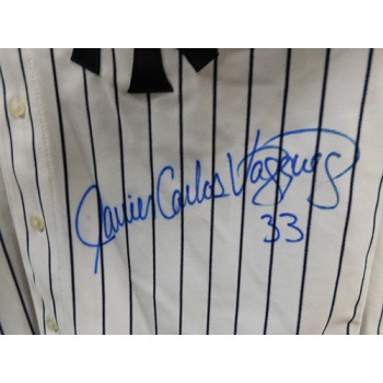 Javier Vasquez New York Yankees Signed Authentic Jersey MLB Authenticated