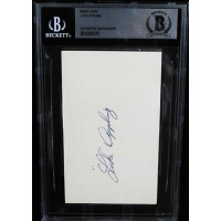 Luke Appling Chicago White Sox Signed 3x5 Index Card Beckett Authenticated BAS